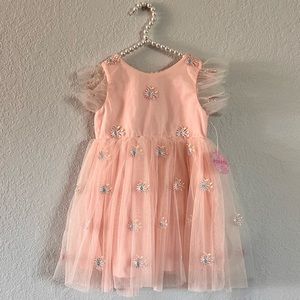 Popatu Tulle dress with embroidery detailing